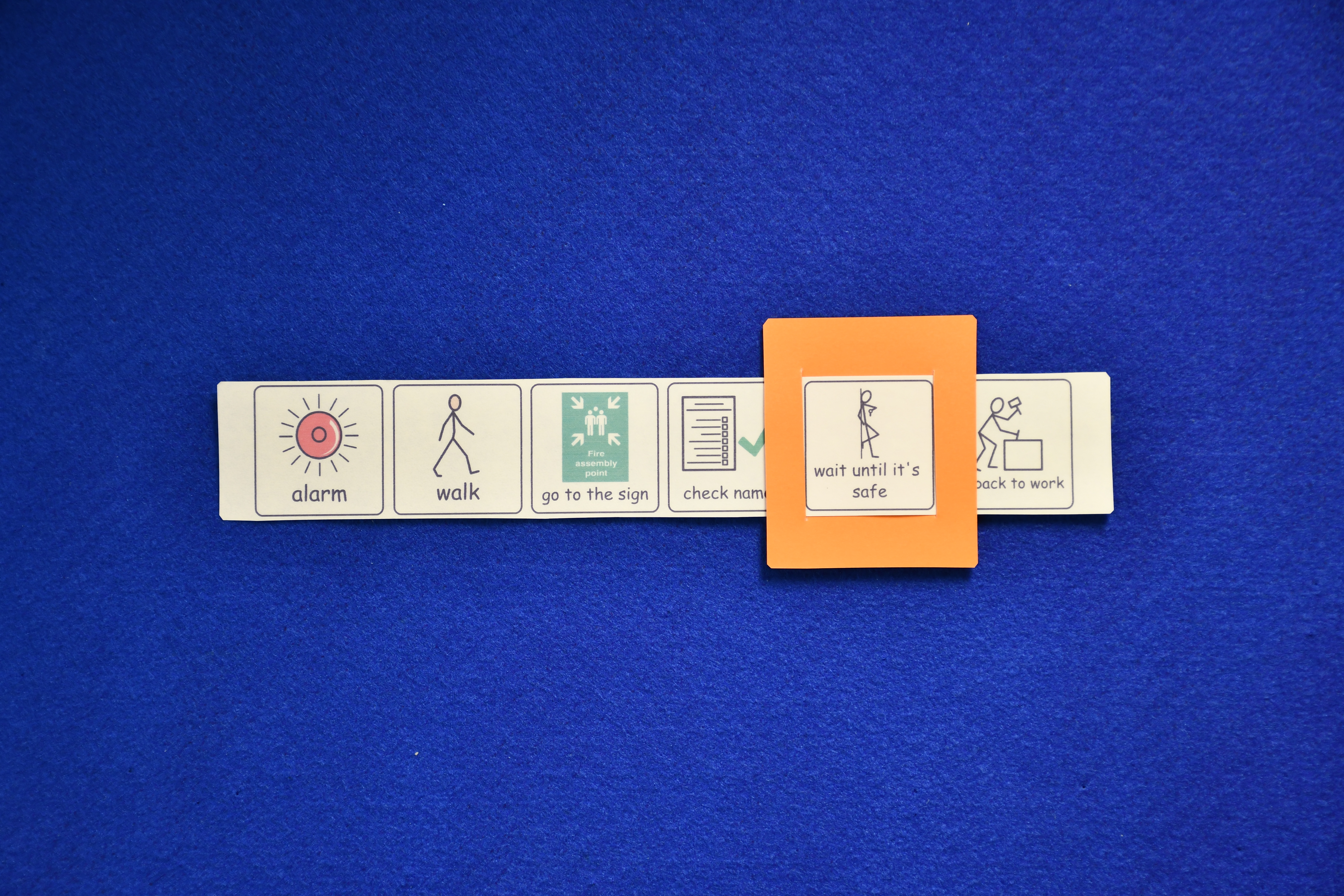 Fire drill sequence slider