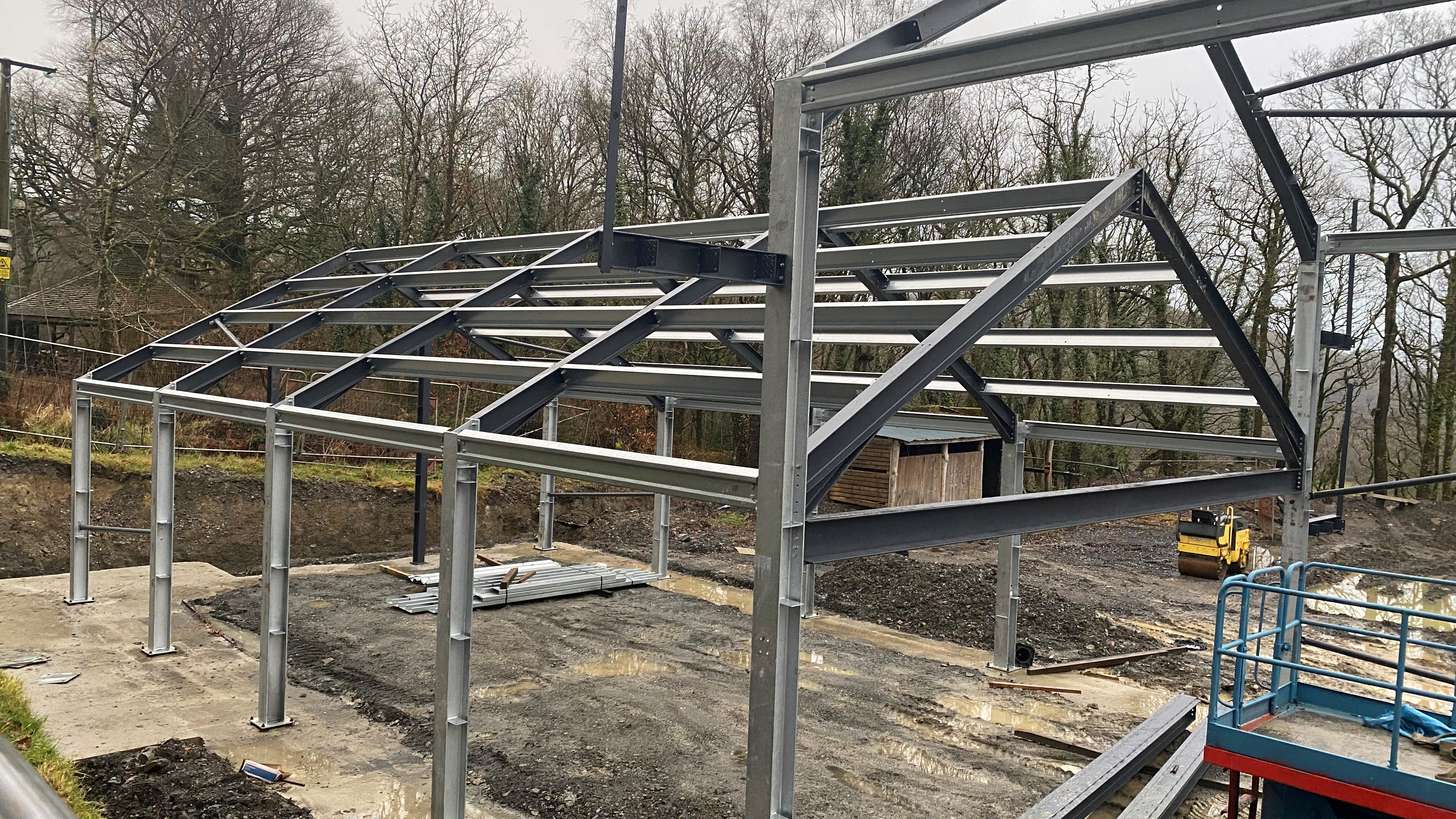 Education Hub steel work