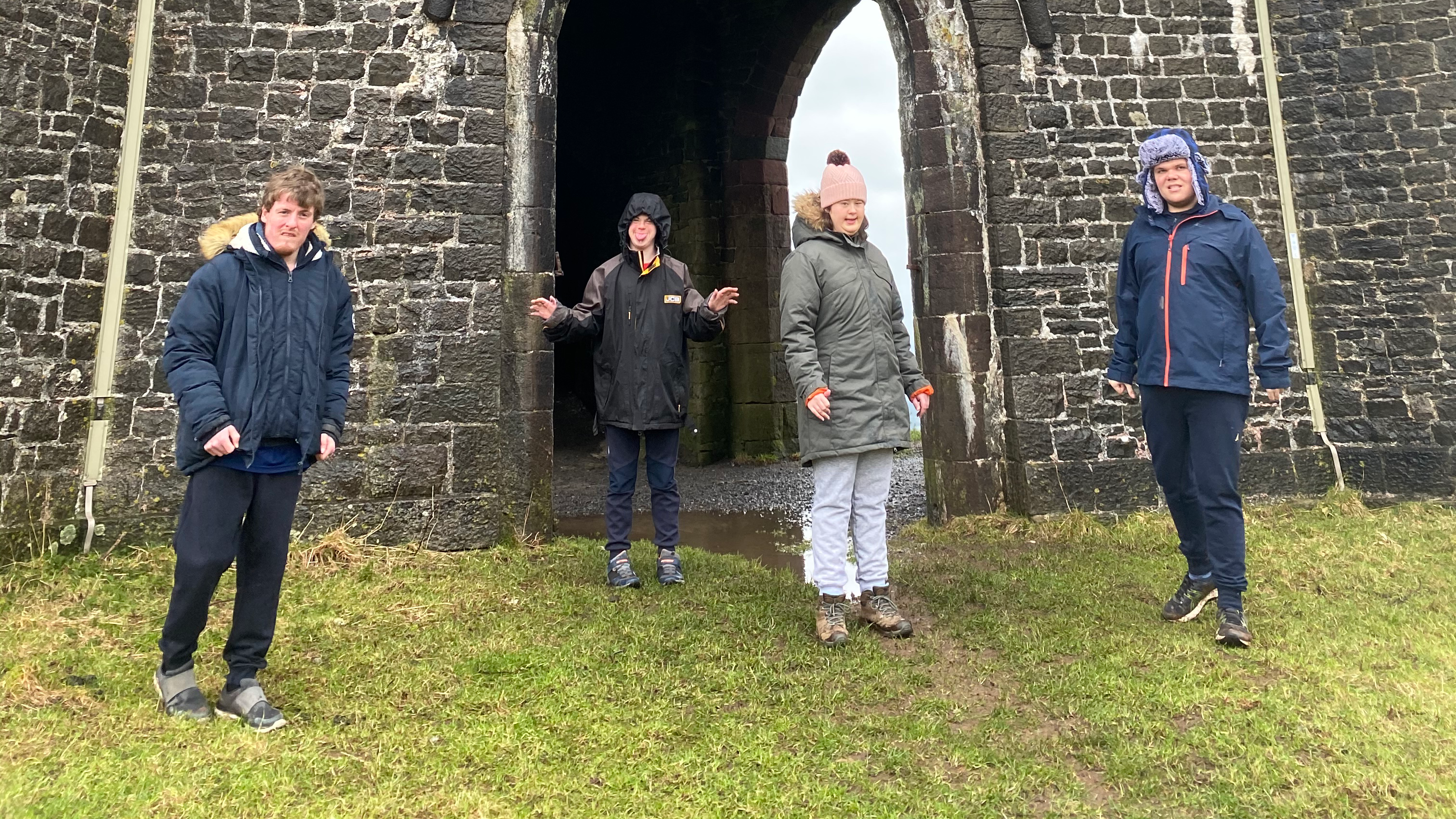 Learners exploring Paxton Tower