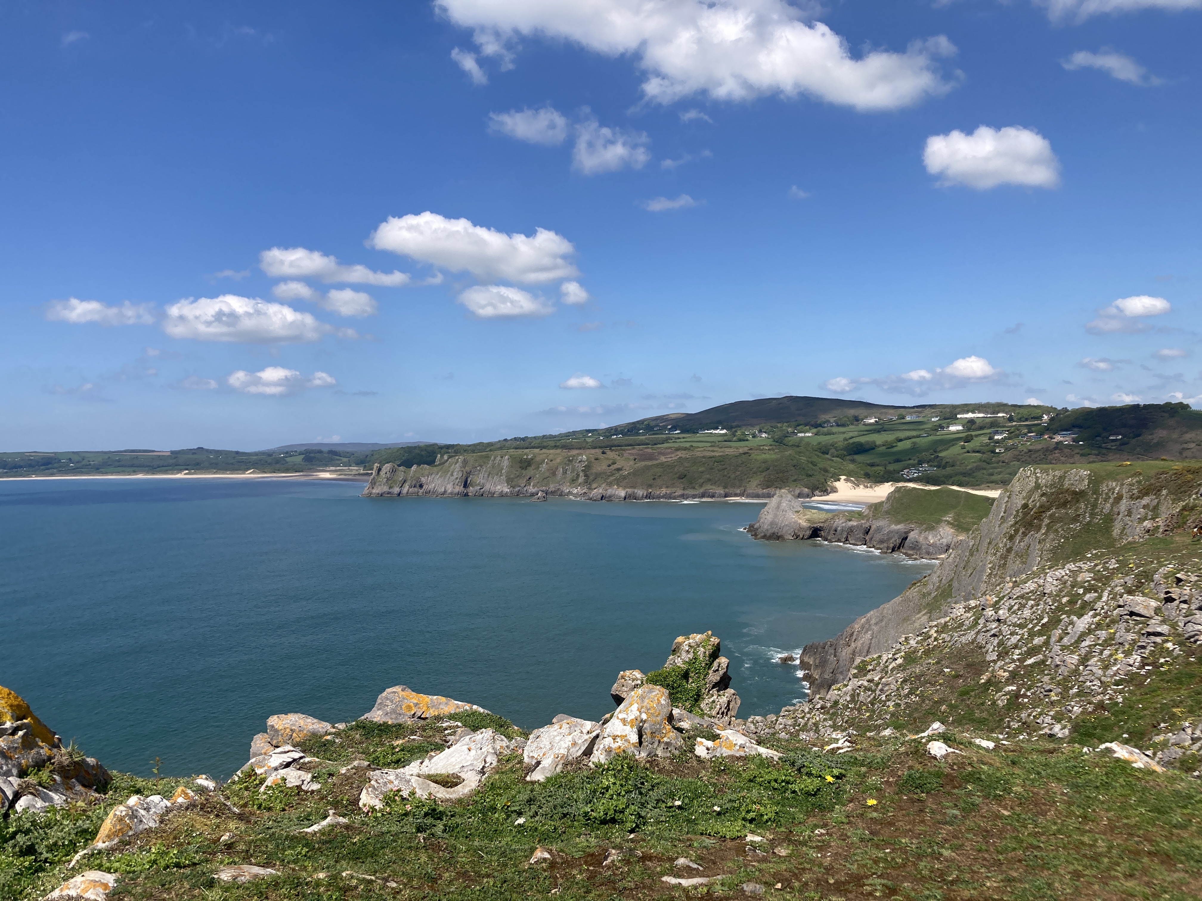 A view of Southgate Cliffs - Gower