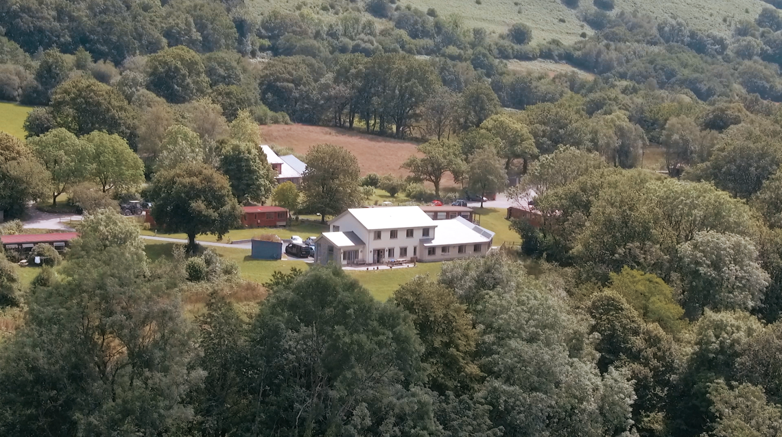 Elidyr from the air.