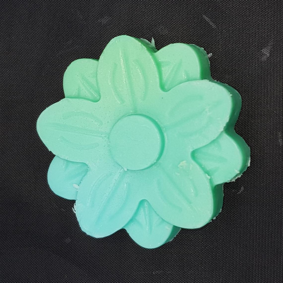Green flower soap.