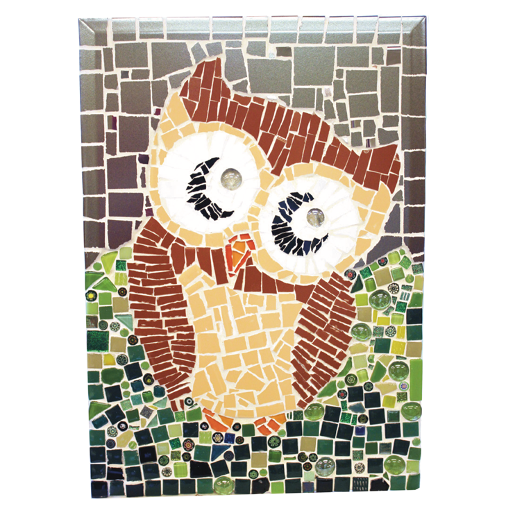 An Owl mosaic