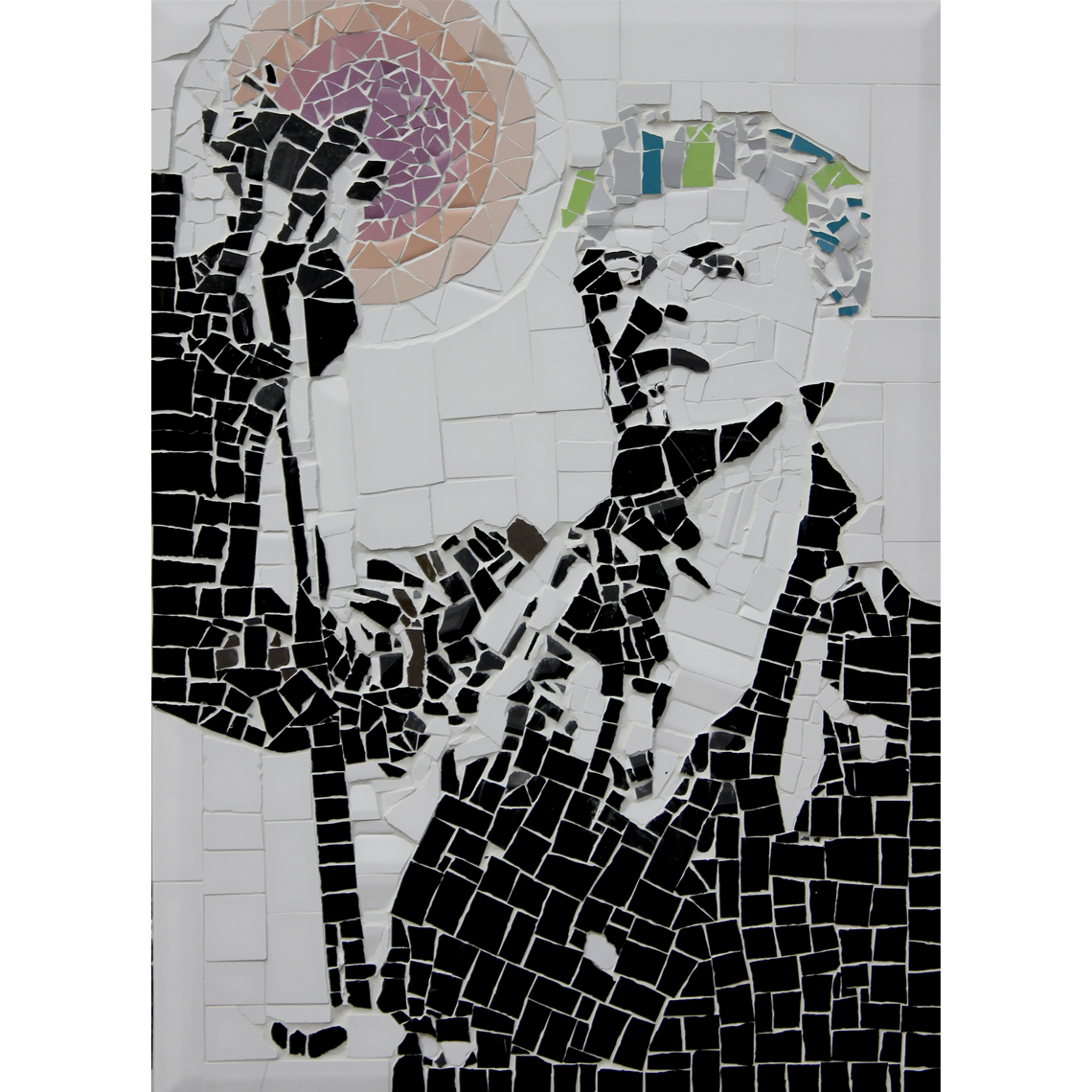 David Bowie mosaic by Elidyr Communities Trust