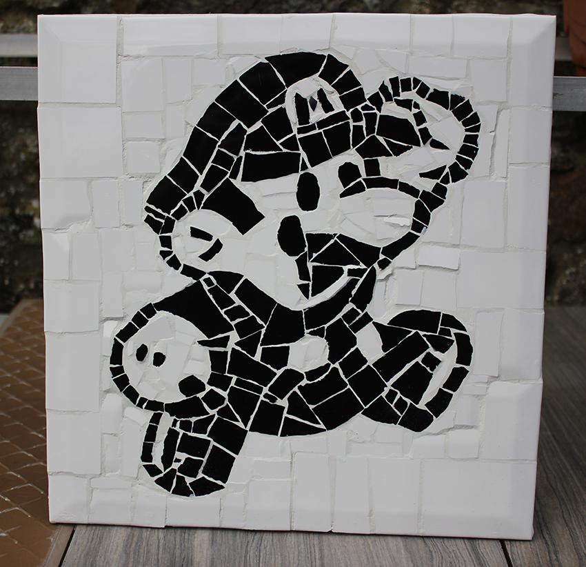 Super Mario mosaic by Elidyr Communities Trust