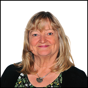 A headshot of a lady with blond hair.