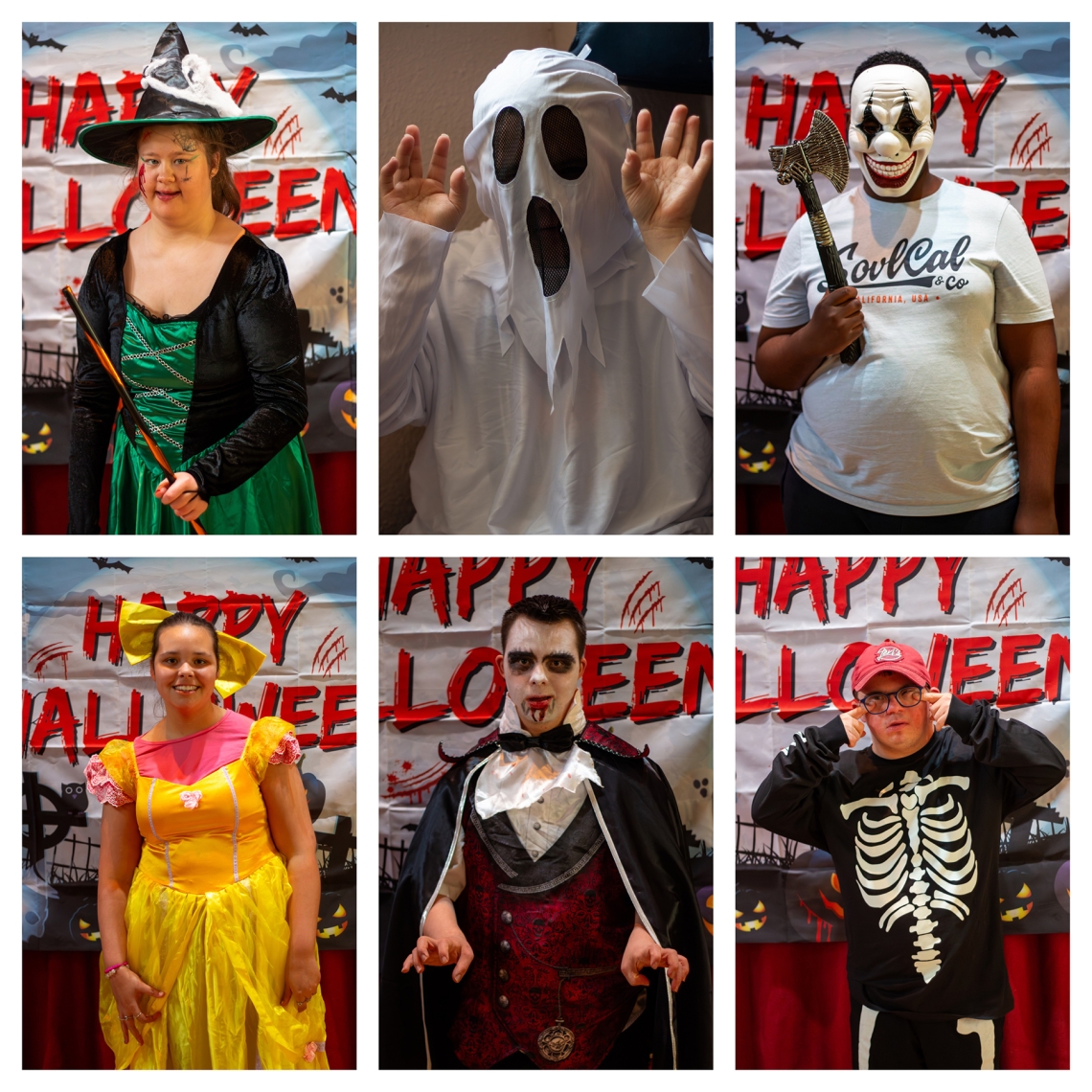 Learners & Residents Dressed in their Halloween Costumes