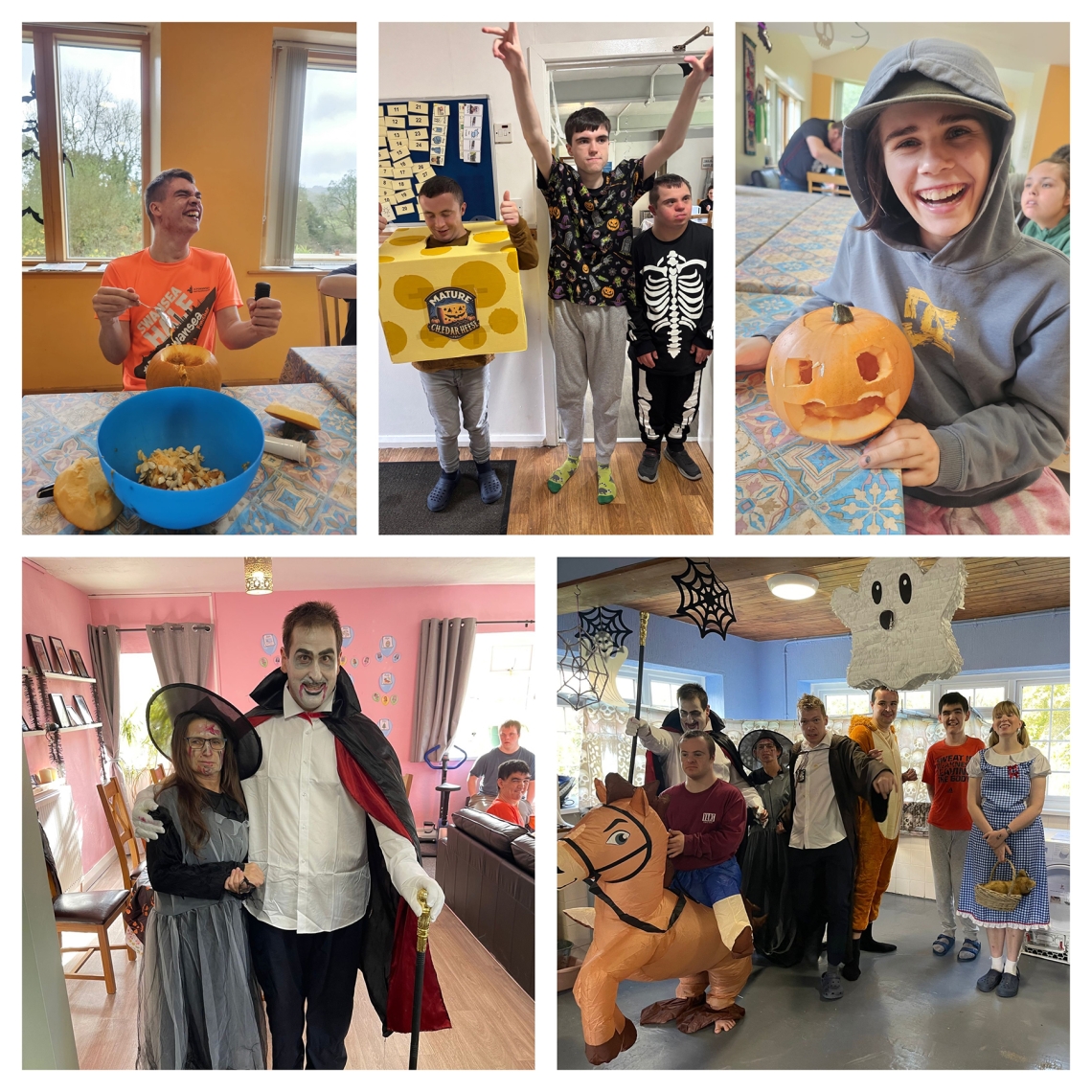 Learners & Residents Dressed in their Halloween Costumes