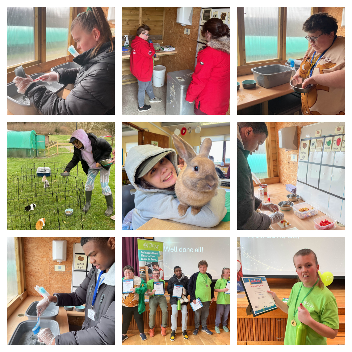 learners in the animal care competition