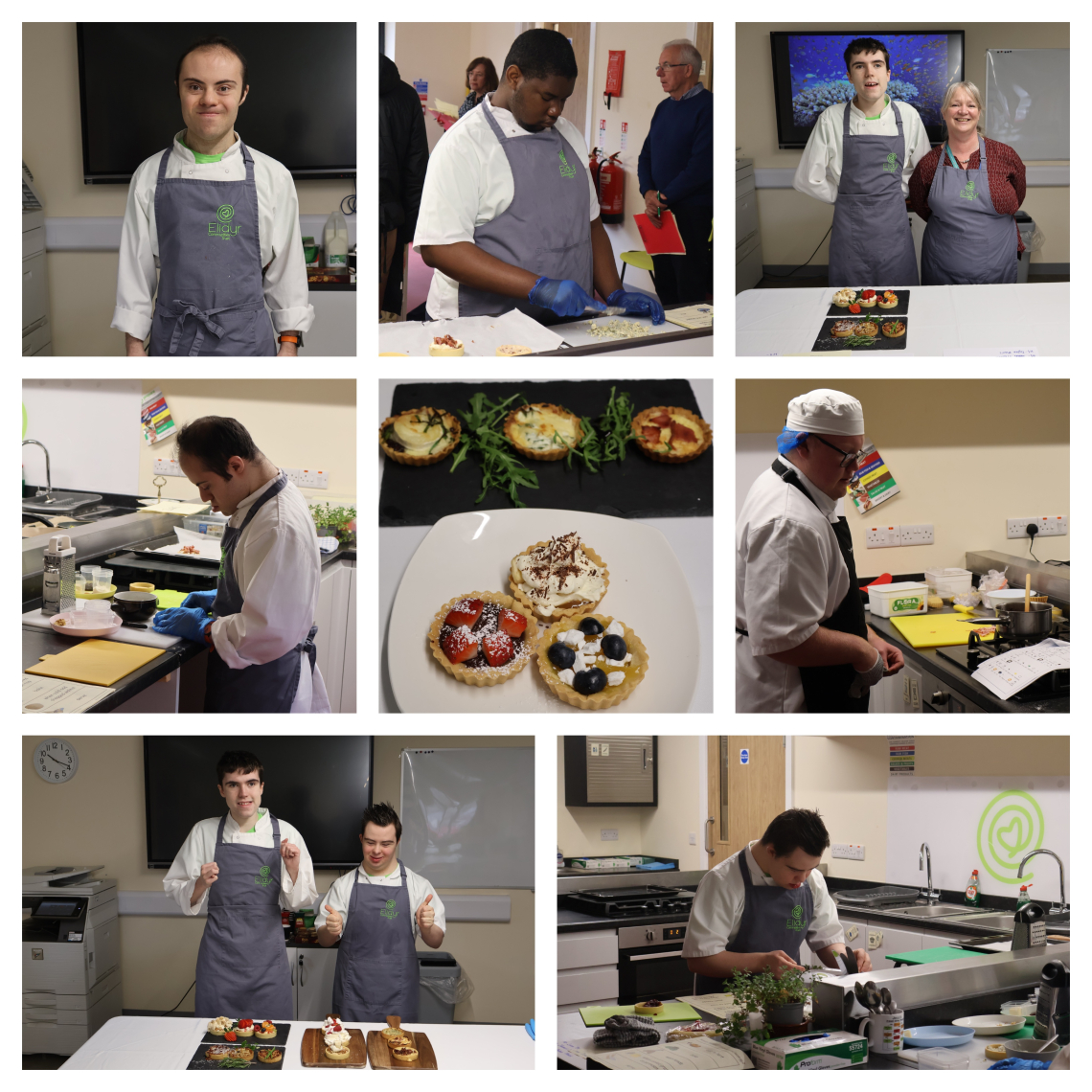 Learners in catering competition
