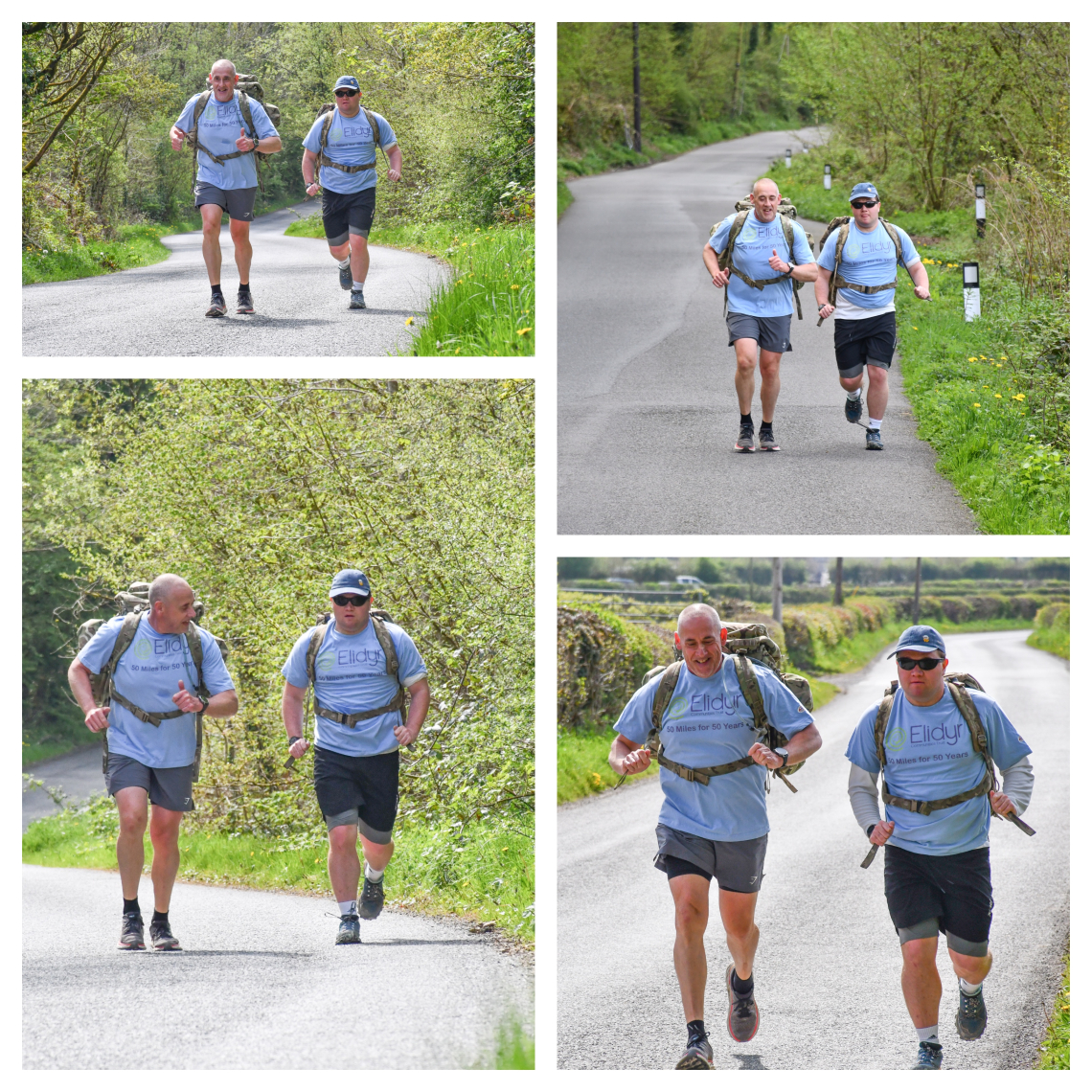 Running to raise money for charity