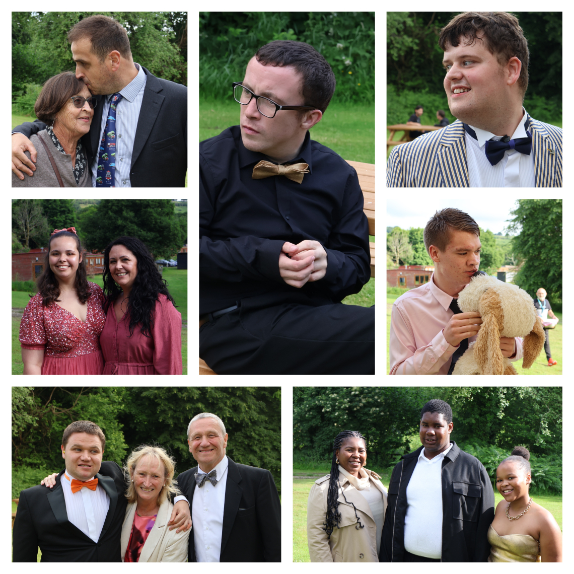 People enjoying the summer ball