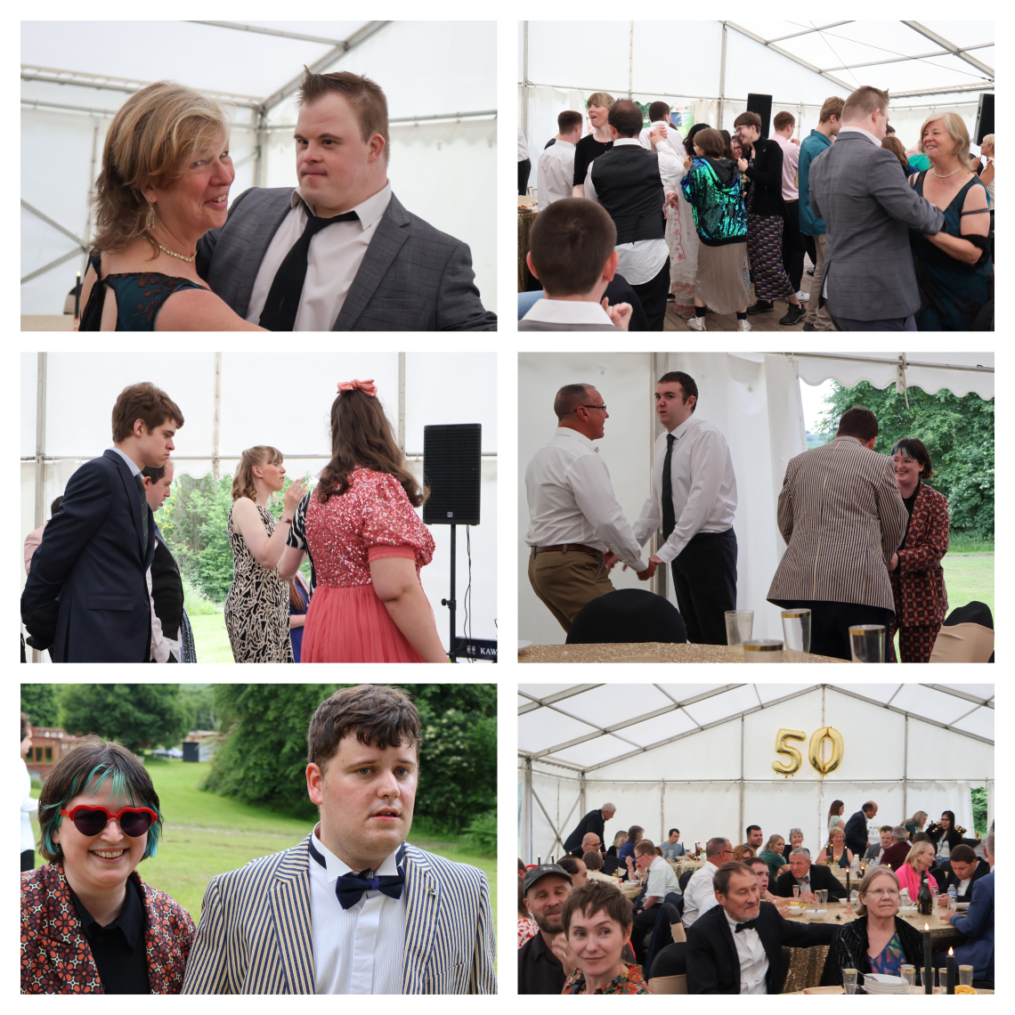 people at summer ball