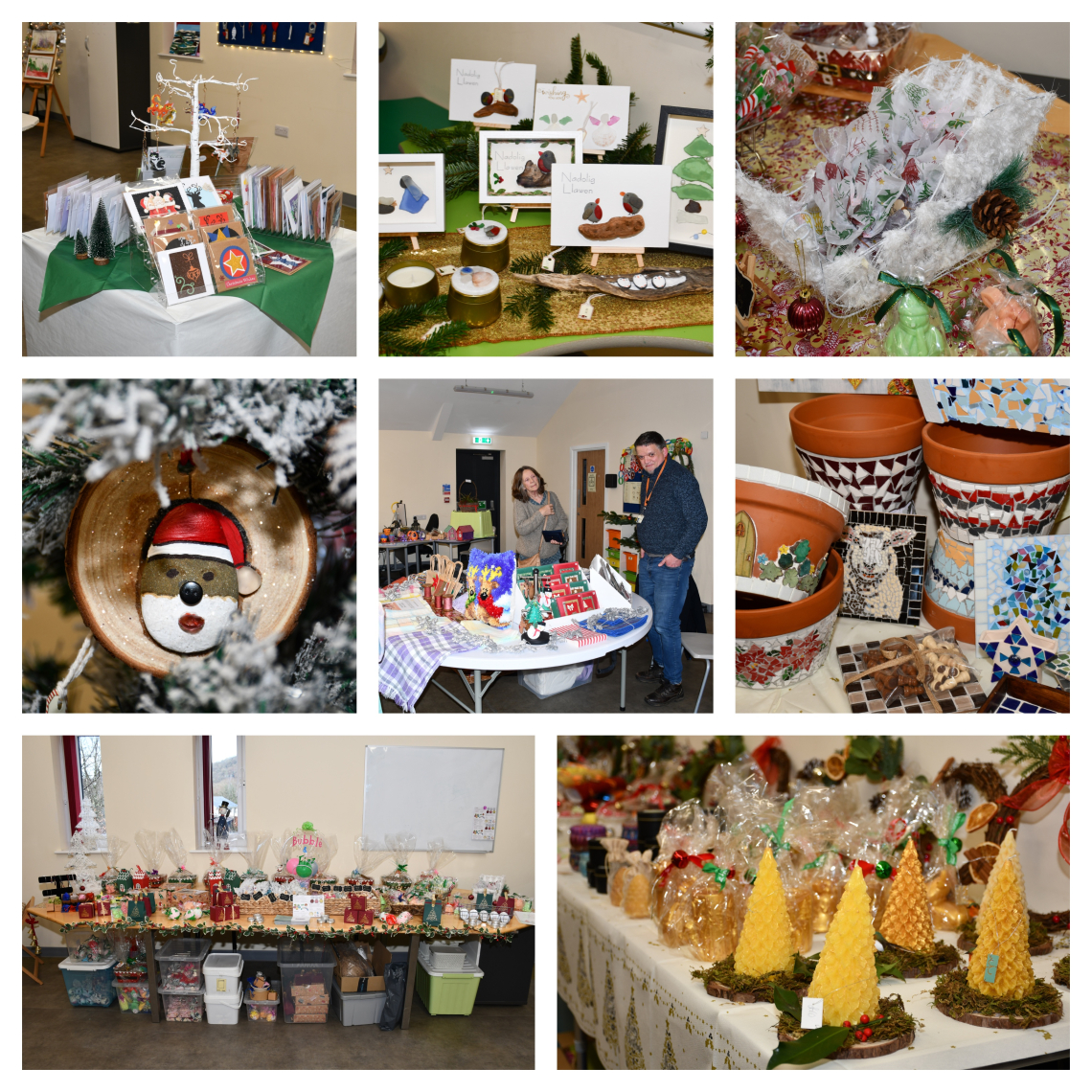 collage of christmas crafts-3