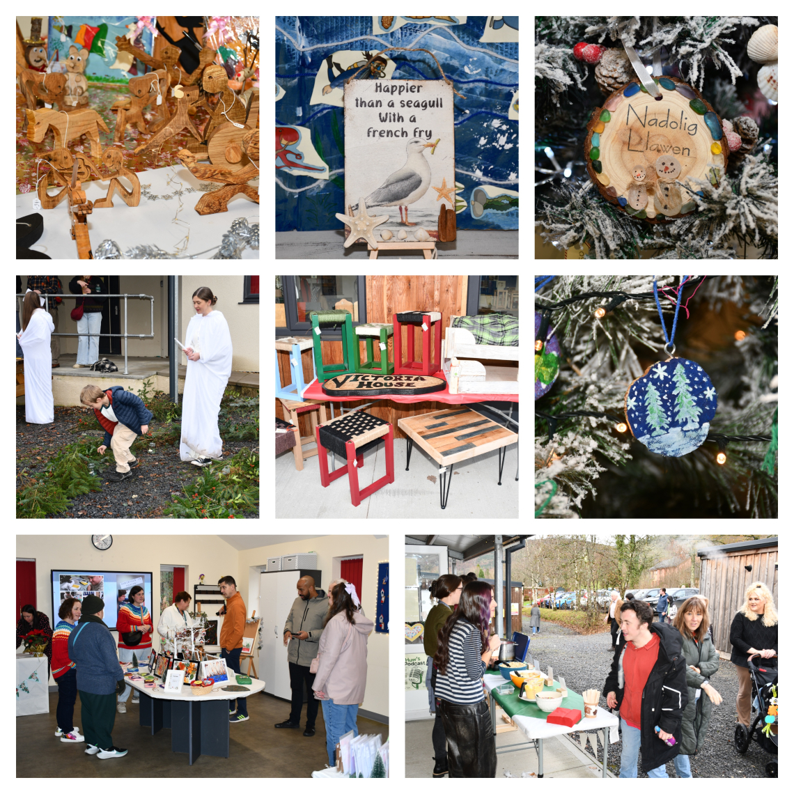 collage of christmas crafts-2