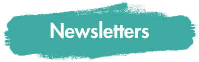 Newsletters written in a jade green button