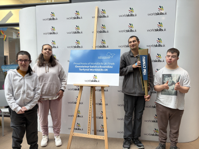 Learners attending the world skills competition venue