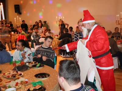 Santa at Christmas Party