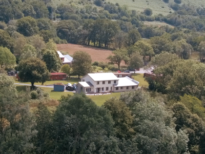 Site from the air.